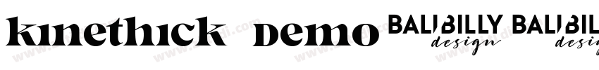 Kinethick   DEMO字体转换